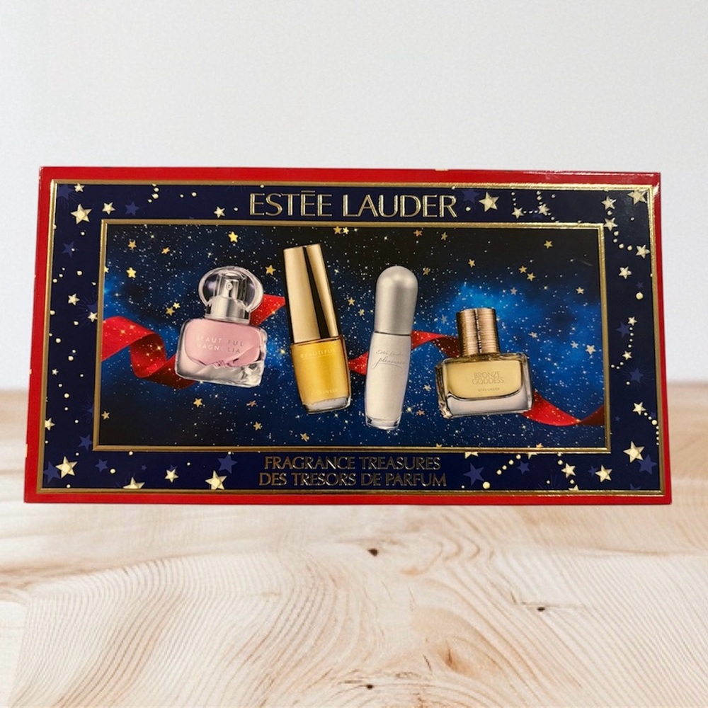 🔥Estee Lauder Fragrance Treasures Gift Set Eau de Parfum 4 Piece Set NIB